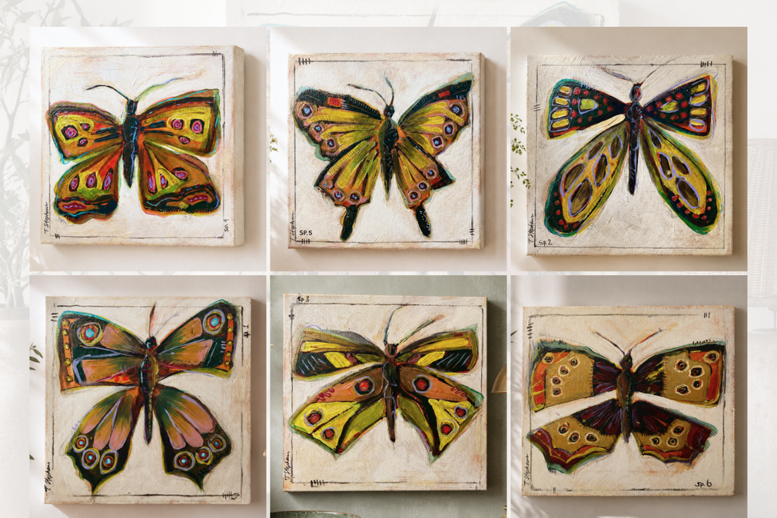 Wild Meadow Butterflies — A New Series of Original Paintings