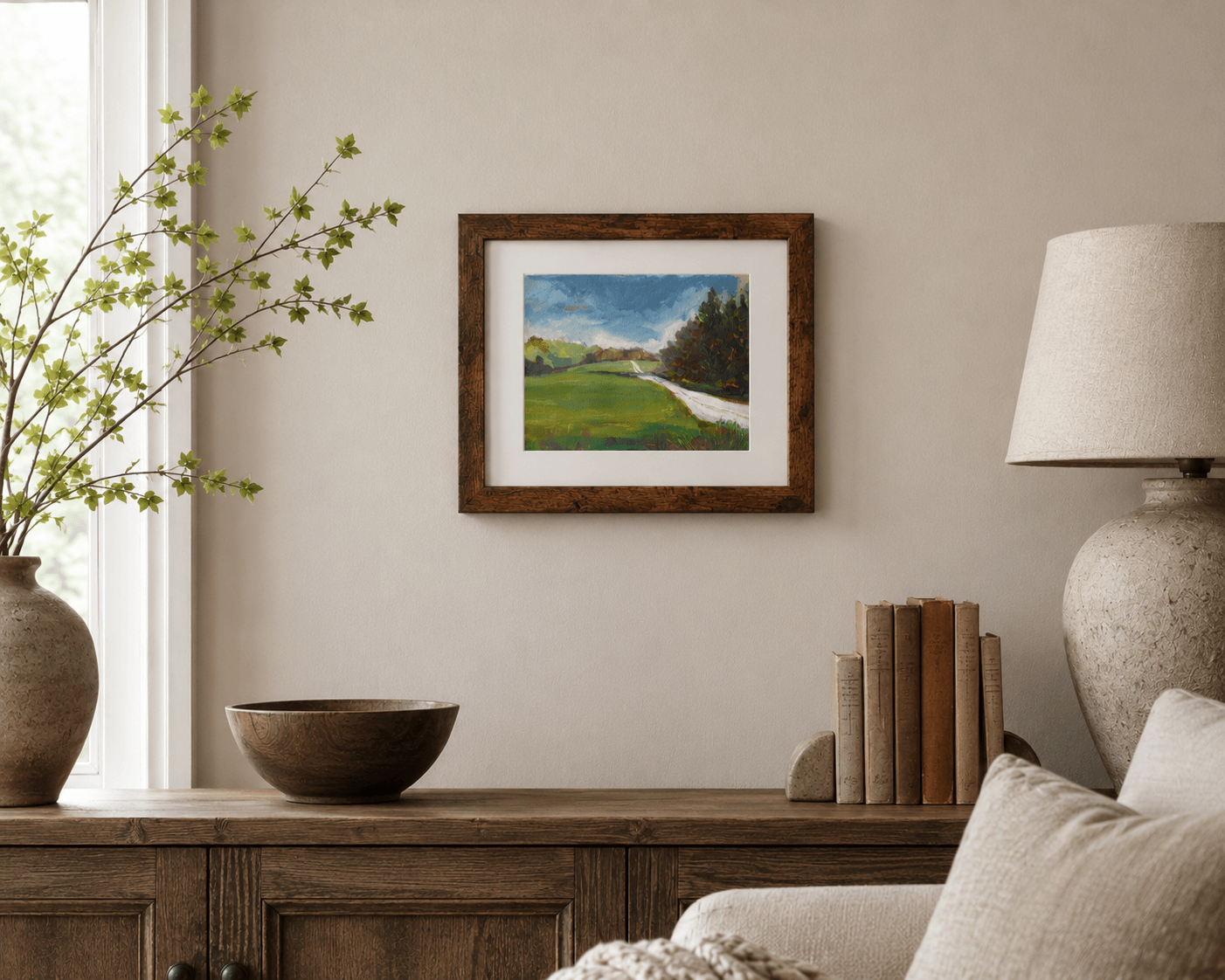 Away - 8 x 10 Framed to 11 x 14