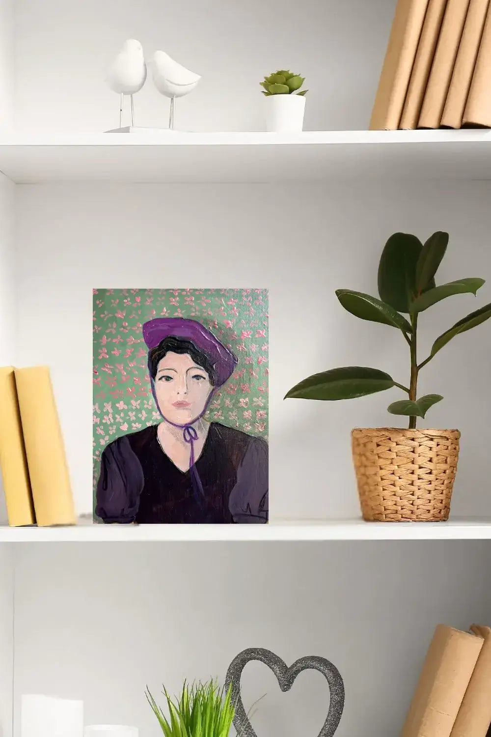 Bernice is No. 1 of 16 in the Whimsical Portrait Series by Teri Stephens Art.