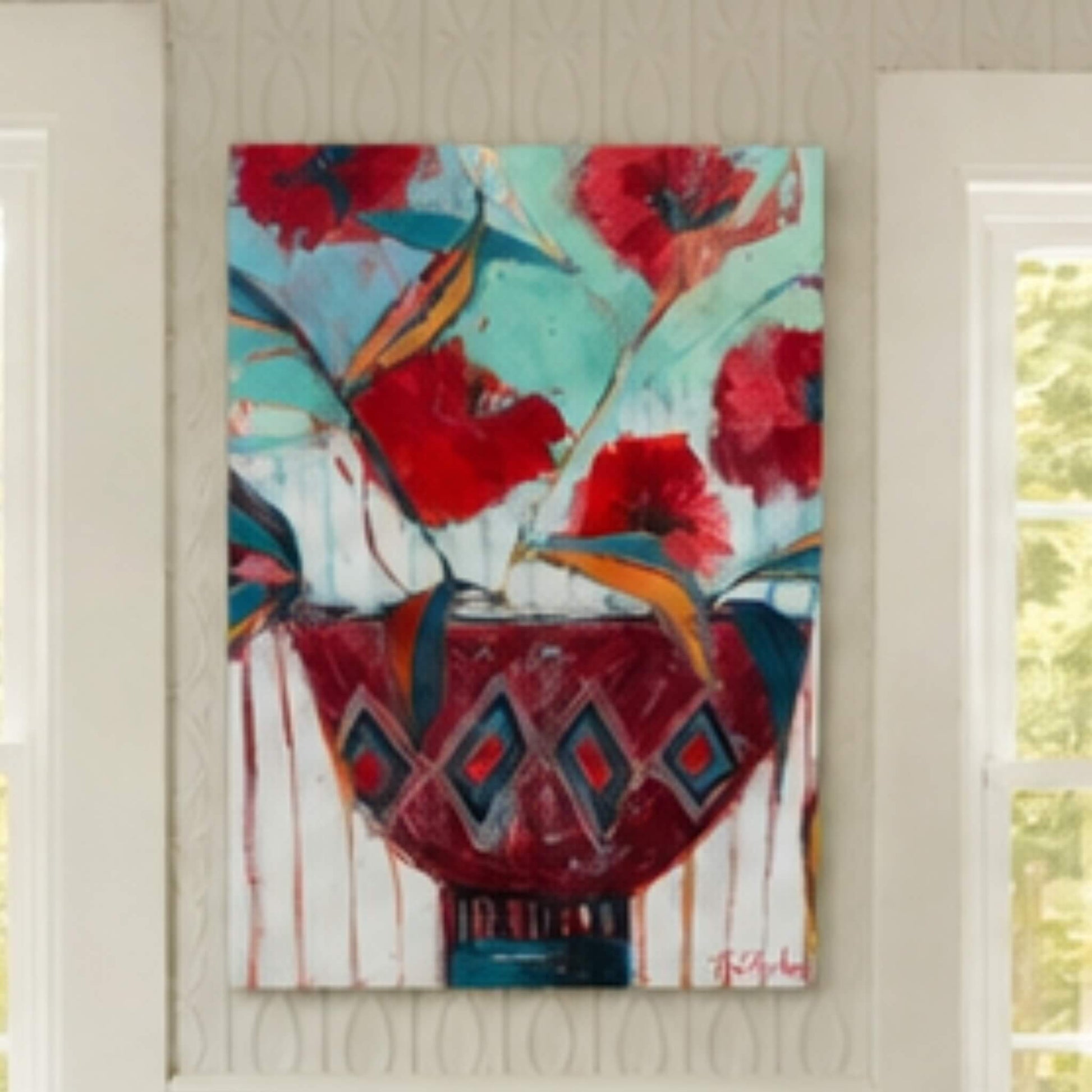 Bowl is an original contemporary painting by Tennessee artist Teri Stephens.
