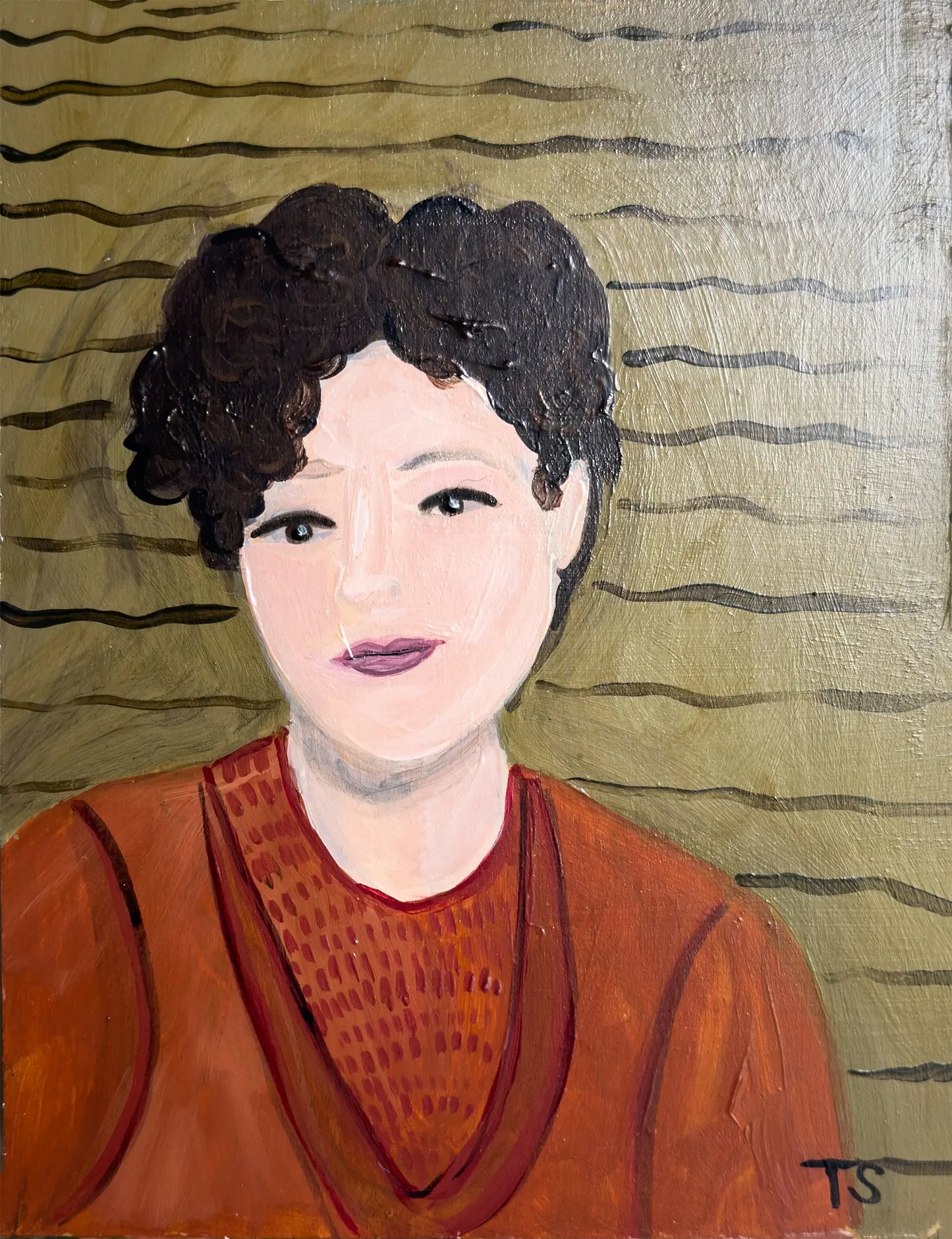 Dorothea - whimsical portrait artwork by Teri Stephens