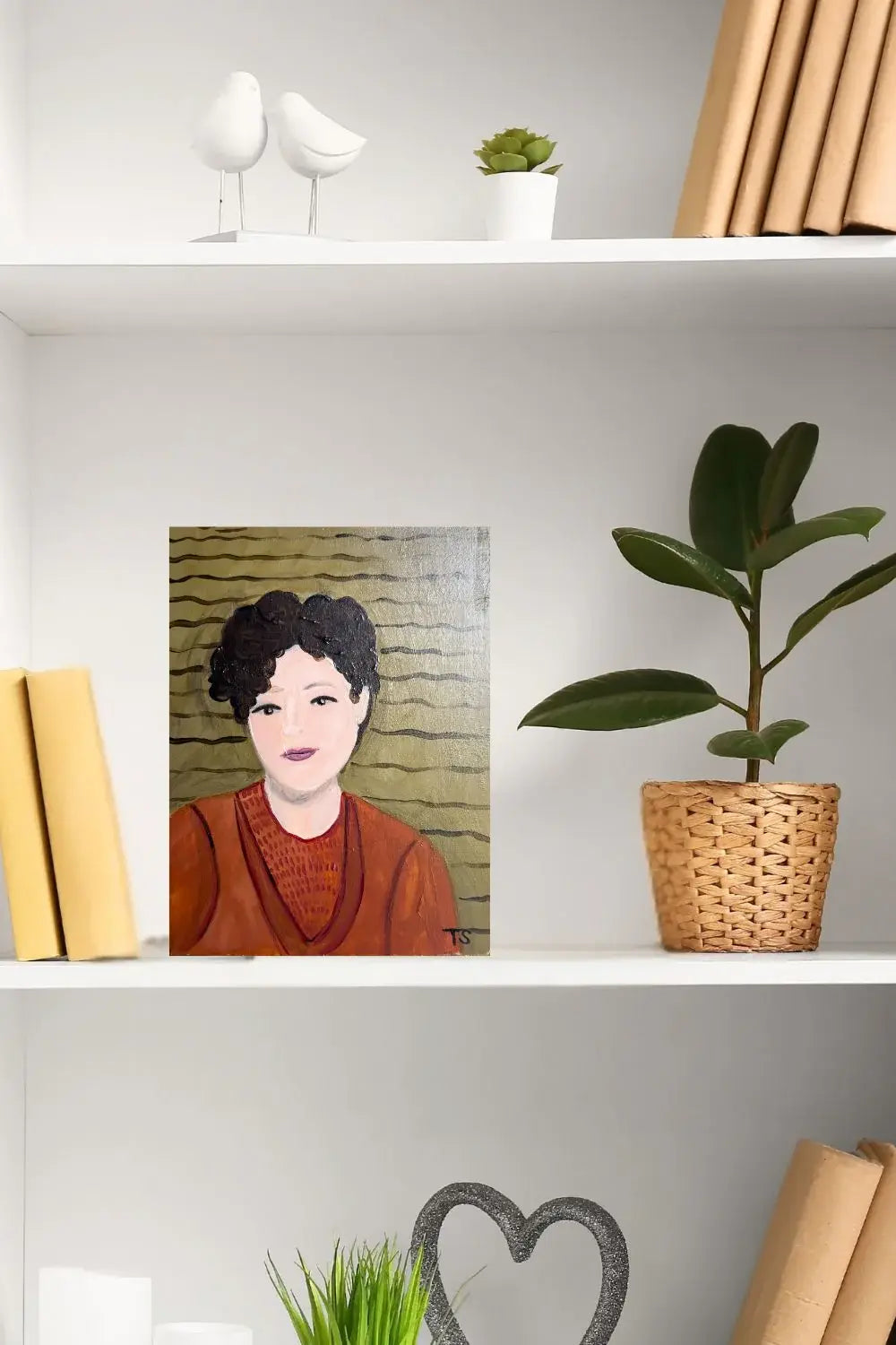 Dorothea is No. 7 of 16 in the Whimsical Portrait Series by Teri Stephens Art.