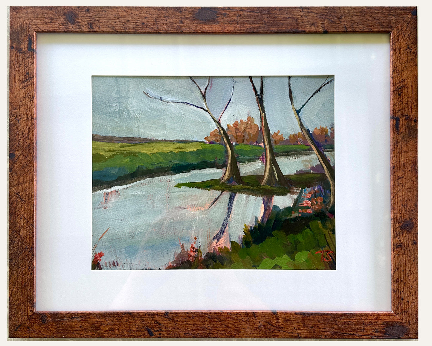 Duck - original landscape artwork by Tennessee Artist Teri Stephens, inspired by the Duck River inside Henry Horton State Park