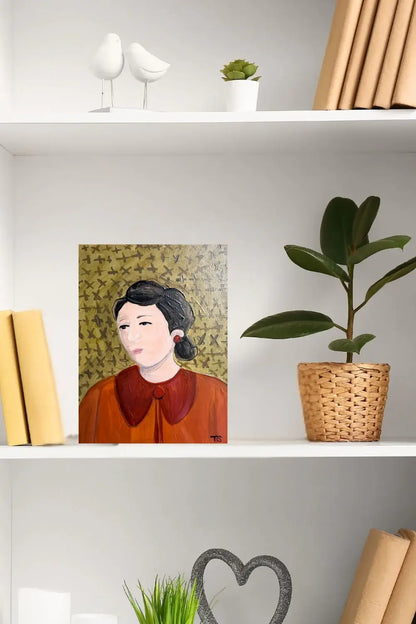 Eloise is No. 6 of 16 in the Whimsical Portrait Series by Teri Stephens Art.