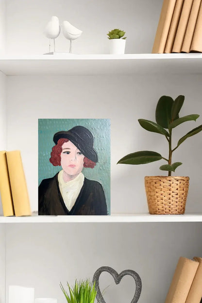 Harper is No. 5 of 16 in the Whimsical Portrait Series by Teri Stephens Art.