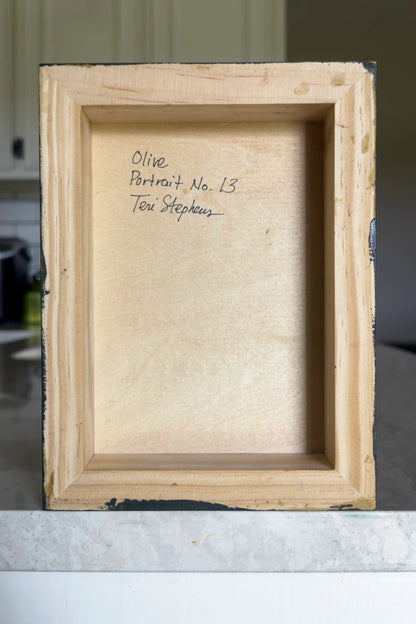 artist signature on back of original artwork