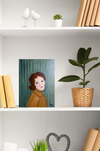 Olive is No. 12 of 16 in the Whimsical Portrait Series by Teri Stephens Art.