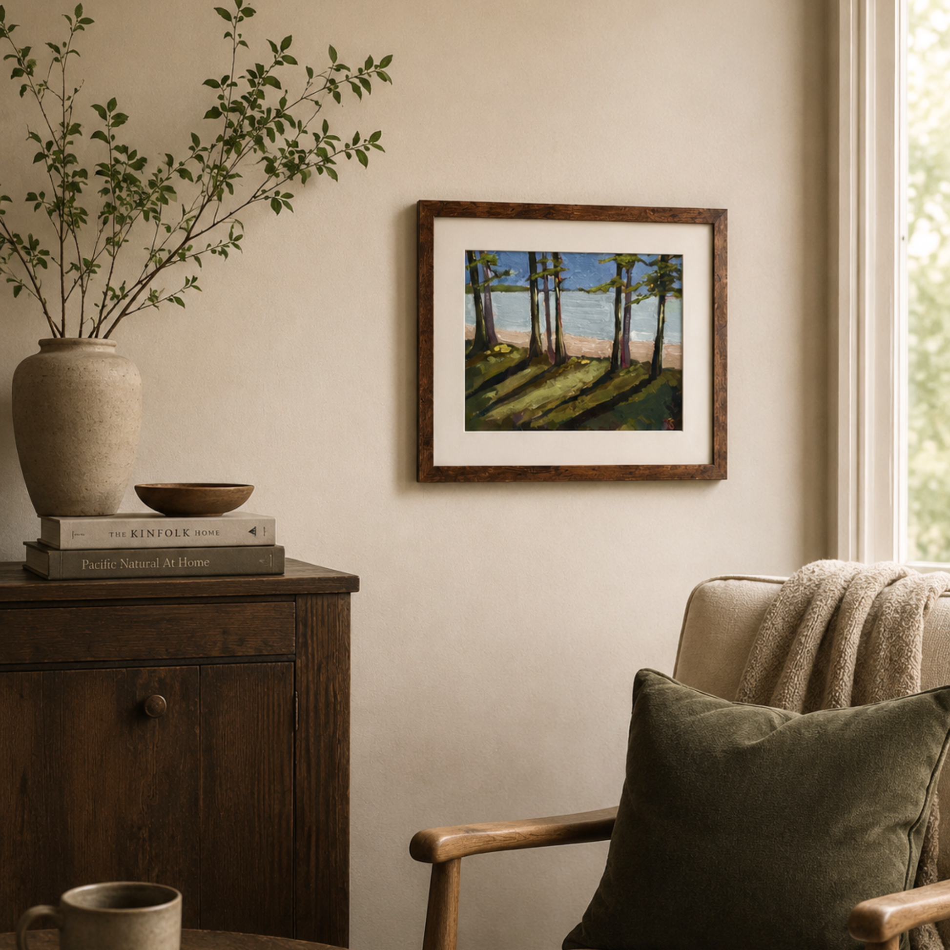 Pines - original landscape artwork by Tennessee Artist Teri Stephens