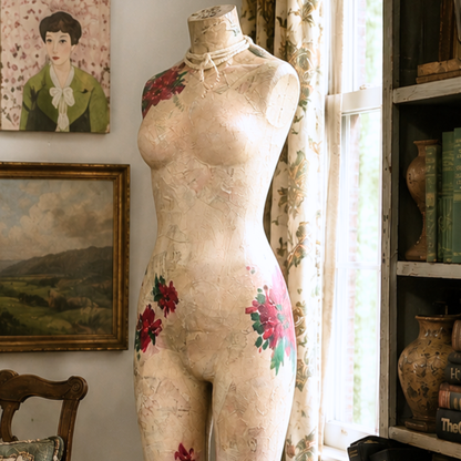 Trudy - Original mixed media mannequin art by Tennessee artist Teri Stephens